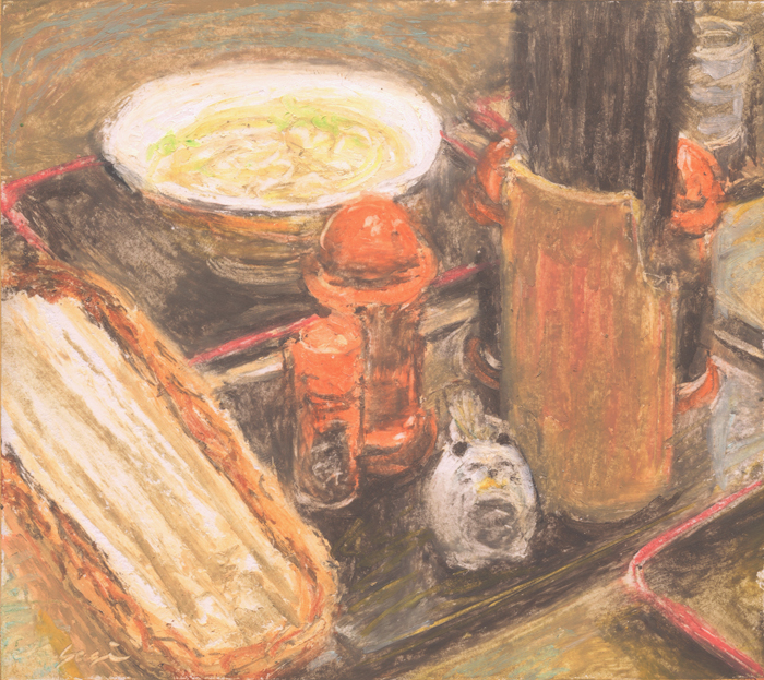 うどん屋の静物