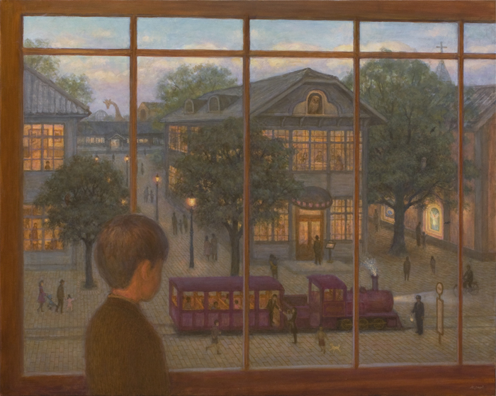 magic hour （巨大なキリンのいる風景）