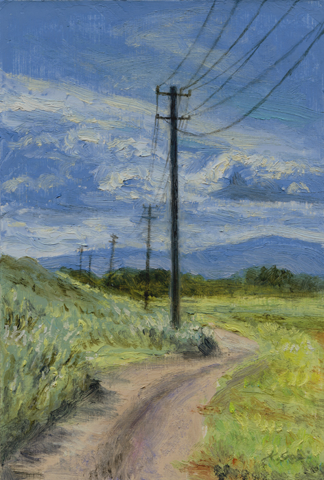 電柱のある風景