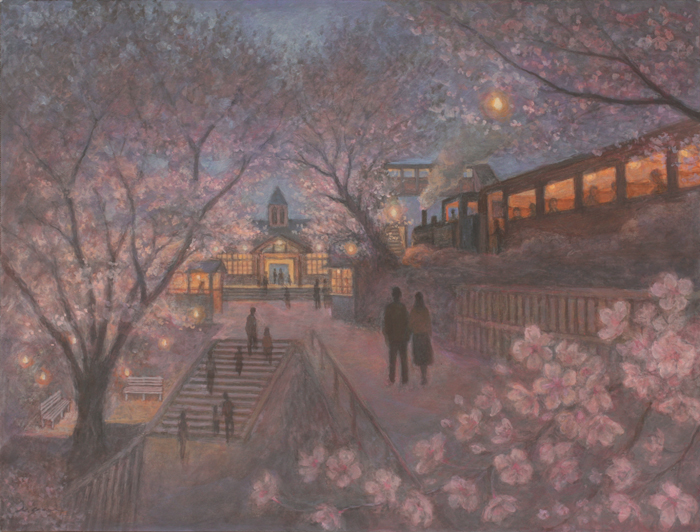 春の銀河ステーション　眉山夜桜幻想第四次